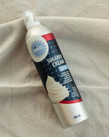 Room slagroom gesuikerd Ankly pr (spuitbus, 700ml)