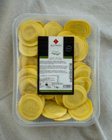 Medaglioni burrata en zongedroogde tomaat pr (1kg)