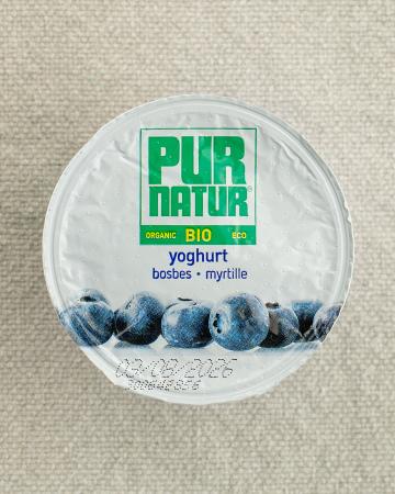Yoghurt bosbes, Pur Natur pr (doos, 12x100g)