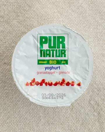Yoghurt granaatappel, Pur Natur pr (doos, 12x100g)