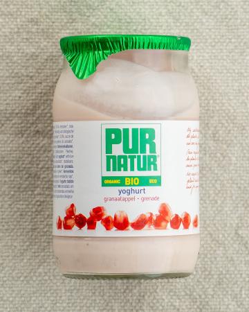 Yoghurt granaatappel, Pur Natur pr (doos, 8x150g)