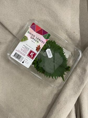 Feuille de Shisho vert pr (ravier)