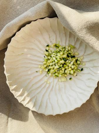 Courgette groen blok 5mm pr (1kg)