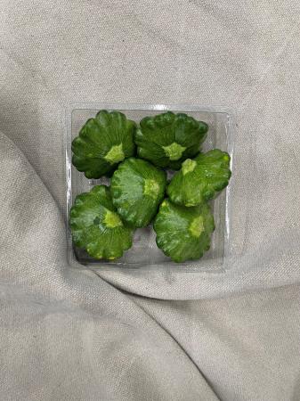 Mini patisson groen pr (schaal)